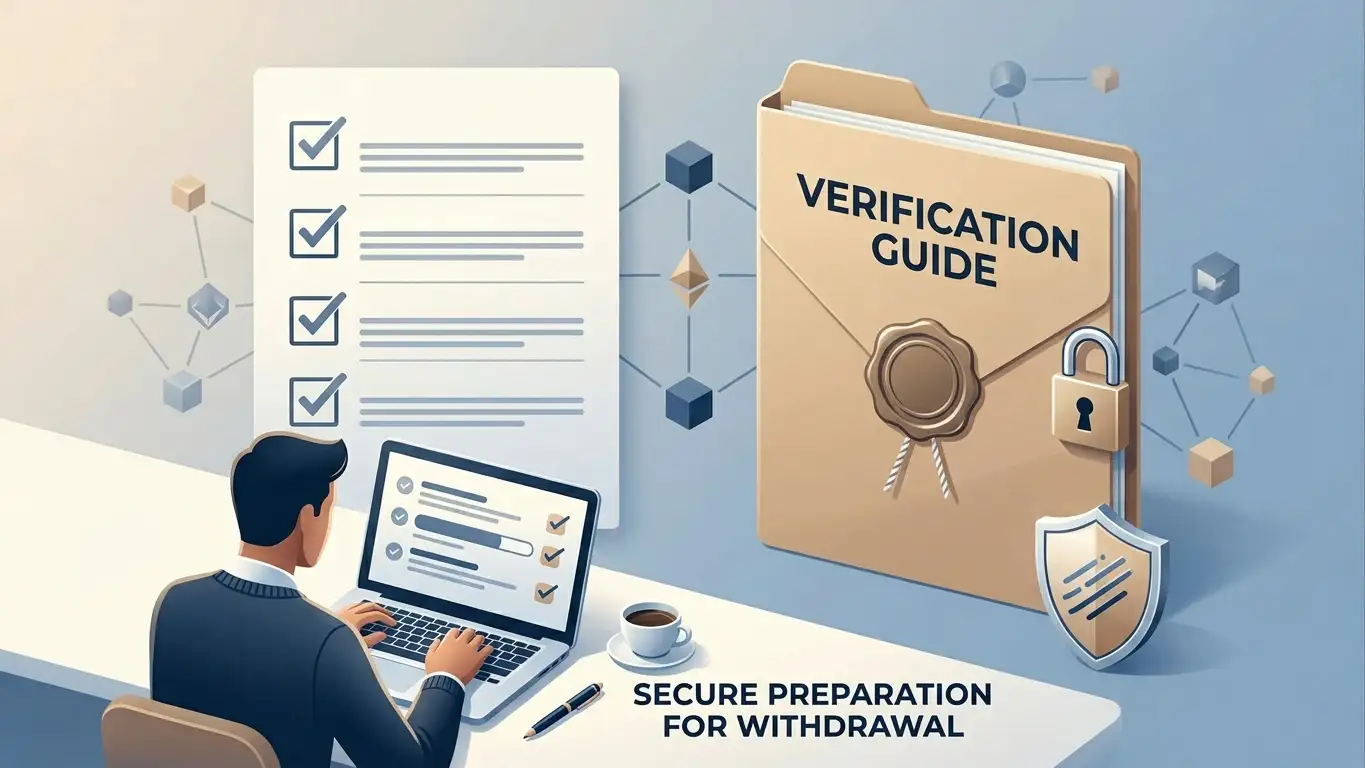 BC.GAME KYC verification checklist with secure document folder and trigger checks